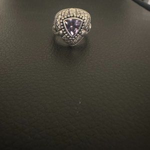Amethyst Sterling Silver Ring